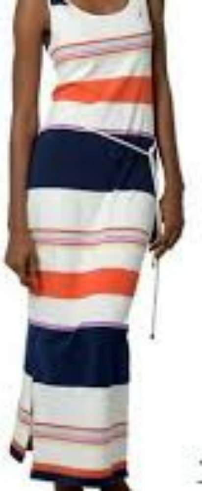 Nautica Extra Large Maxi Dress With Rope Belt View 4